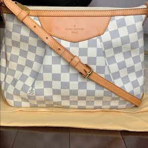 Louis Vuitton Siracusa PM  Damier Azur Crossbody Bag - Final Sale - No Returns